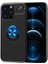 Apple iPhone 13 Pro Kılıf Siyah-Mavi Draco Yüzüklü Silikon Orijinal Esnek Ince Geliştirilmiş Dayanıklı Darbe Karşıtı Koruyucu Yeni Nesil Tasarım (Apple iPhone 13 Pro, Siyah-Mavi) 1