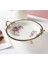 Elite Muba Consept Metal Ayaklı Çiçek Desen Gold Sunumluk 30X25 cm 1 Adet 1