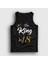 Unisex Siyah 18 Yaş Doğum Günü Hediye Birthday King Atlet 1