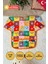 Elite Colour Bear Desenli 2'li Paket Uzun ve Kısa Kol Aktivite ve Mama Önlüğü 6- 24 Ay 1 Adet 1