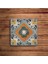 Elite Yeşil Tile Desen Temalı Doğal Taş Traverten Bardak Altlığı 4 Lü Set 1 Adet 3