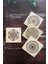 Elite Lotus, Sri Yantra, Yaşam Çiçeği, Metatron Doğal Taş Traverten Bardak Altlığı 4 Lü Set 1 Adet 3