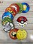 Elite Pokemon Set 10'lu Bardak Altlığı Taso, Pikachu, Bulbasaur, Caterpie, Squırtle, Jıgglypuff, Charızard 1 Adet 3
