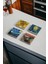 Elite Van Gogh Eserleri ve Tabloları Temalı Doğal Taş Traverten Bardak Altlığı 4 Lü Set 1 Adet 1