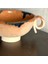 Elite El Yapımı Stoneware Dekoratif Kase - Rustik Detaylı -Anneler Günü Hediyesi 1 Adet 2