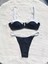 Siyah Beyaz V Kesim Bikini Takımı 3