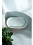 Elite Dekoratif Oval Beton Tabak Sunumluk Biblo Takı Tabağı, Saksılık,tütsülük,mumluk 1 Adet 2
