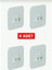 4 Adet Yapışkanlı Banyo Askısı Süper Güçlü Yapışkanlı Sticker 1