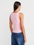 21048 Halter Yaka Top-Toz Pembe 2