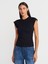 31875 Dikiş Detaylı T-Shirt-Siyah 1