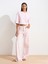 30282 Crop Bisiklet Yaka Tshırt-Pembe 3
