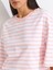 30282 Crop Bisiklet Yaka Tshırt-Pembe 5