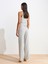 72129 Çift Kemerli Pantolon-Gri 2