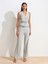 72129 Çift Kemerli Pantolon-Gri 5
