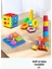 Bebeğimin Ilk Oyuncakları 4'lü Set Eğitici Oyuncak Bultak Halka Puzzle Kule 5