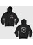 Unisex Siyah Dog Ufc Mma Güreş Khamzat Chimaev Sırt Baskılı Fermuarlı Kapüşonlu Sweatshirt 1