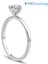 D Renk 0,40 Karat Hrd Sertifikalı Tektaş Pırlanta Yüzük - PR01155-H37 2