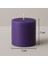 Respira Design Co 7*7 Mor Silindir Mum 1