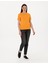 Kadın Turuncu Regular Fit Basic Tişört 50305766-VR051 4