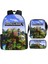 Öğrenci Okul Çantası Benim Dünyam Oyun Çevresi Sırt Çantası 3 Parça Set (Yurt Dışından) 1