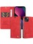 iPhone 15 Plus Premium Pu Deri Basit Cüzdan Kılıf Kart Yuvaları Destek Ayağı Manyetik Kapatma Darbeye Dayanıklı Kapak (Yurt Dışından) 3