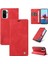 Xiaomi Redmi Note 10S 4g Premium Pu Deri Basit Cüzdan Kılıf Kart Yuvaları Destek Ayağı Manyetik Kapatma Darbeye Dayanıklı Kapak (Yurt Dışından) 4
