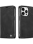 iPhone 15 Pro Premium Pu Deri Basit Cüzdan Kılıf Kart Yuvaları Destek Ayağı Manyetik Kapatma Darbeye Dayanıklı Kapak (Yurt Dışından) 3
