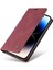 iPhone 15 Pro Premium Pu Deri Basit Cüzdan Kılıf Kart Yuvaları Destek Ayağı Manyetik Kapatma Darbeye Dayanıklı Kapak (Yurt Dışından) 4
