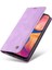 Samsung Galaxy A30 Premium Pu Deri Basit Cüzdan Kılıf Kart Yuvaları Destek Ayağı Manyetik Kapatma Darbeye Dayanıklı Kapak (Yurt Dışından) 3