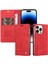 iPhone 15 Pro Premium Pu Deri Basit Cüzdan Kılıf Kart Yuvaları Destek Ayağı Manyetik Kapatma Darbeye Dayanıklı Kapak (Yurt Dışından) 5