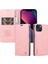 iPhone 14 Premium Pu Deri Basit Cüzdan Kılıf Kart Yuvaları Destek Ayağı Manyetik Kapatma Darbeye Dayanıklı Kapak (Yurt Dışından) 5