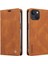 iPhone 14 Plus Premium Pu Deri Basit Cüzdan Kılıf Kart Yuvaları Destek Ayağı Manyetik Kapatma Darbeye Dayanıklı Kapak (Yurt Dışından) 1