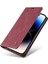 iPhone 14 Pro Max Premium Pu Deri Basit Cüzdan Kılıf Kart Yuvaları Destek Ayağı Manyetik Kapatma Darbeye Dayanıklı Kapak (Yurt Dışından) 3