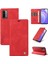 Xiaomi Redmi Note 9 4g Premium Pu Deri Basit Cüzdan Kılıf Kart Yuvaları Destek Ayağı Manyetik Kapatma Darbeye Dayanıklı Kapak (Yurt Dışından) 4