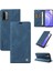 Xiaomi Redmi Note 9 4g Premium Pu Deri Basit Cüzdan Kılıf Kart Yuvaları Destek Ayağı Manyetik Kapatma Darbeye Dayanıklı Kapak (Yurt Dışından) 5