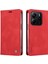 Xiaomi Redmi Note 14 4g Premium Pu Deri Basit Cüzdan Kılıf Kart Yuvaları Destek Ayağı Manyetik Kapatma Darbeye Dayanıklı Kapak (Yurt Dışından) 3