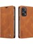 Xiaomi Poco F5 5g Premium Pu Deri Basit Cüzdan Kılıf Kart Yuvaları Destek Ayağı Manyetik Kapatma Darbeye Dayanıklı Kapak (Yurt Dışından) 1