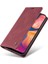 Samsung Galaxy A30 Premium Pu Deri Basit Cüzdan Kılıf Kart Yuvaları Destek Ayağı Manyetik Kapatma Darbeye Dayanıklı Kapak (Yurt Dışından) 4