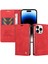 iPhone 14 Pro Max Premium Pu Deri Basit Cüzdan Kılıf Kart Yuvaları Destek Ayağı Manyetik Kapatma Darbeye Dayanıklı Kapak (Yurt Dışından) 5