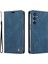 Samsung Galaxy M35 Premium Pu Deri Basit Cüzdan Kılıf Kart Yuvaları Destek Ayağı Manyetik Kapatma Darbeye Dayanıklı Kapak (Yurt Dışından) 3