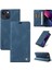 iPhone 15 Premium Pu Deri Basit Cüzdan Kılıf Kart Yuvaları Destek Ayağı Manyetik Kapatma Darbeye Dayanıklı Kapak (Yurt Dışından) 1