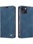 iPhone 15 Premium Pu Deri Basit Cüzdan Kılıf Kart Yuvaları Destek Ayağı Manyetik Kapatma Darbeye Dayanıklı Kapak (Yurt Dışından) 3