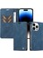 iPhone 14 Pro Max Premium Pu Deri Basit Cüzdan Kılıf Kart Yuvaları Destek Ayağı Manyetik Kapatma Darbeye Dayanıklı Kapak (Yurt Dışından) 5