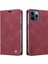 iPhone 13 Pro Premium Pu Deri Basit Cüzdan Kılıf Kart Yuvaları Destek Ayağı Manyetik Kapatma Darbeye Dayanıklı Kapak (Yurt Dışından) 1