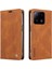 Xiaomi 13 Pro Premium Pu Deri Basit Cüzdan Kılıf Kart Yuvaları Destek Ayağı Manyetik Kapatma Darbeye Dayanıklı Kapak (Yurt Dışından) 3