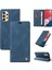 Samsung Galaxy A73 5g Premium Pu Deri Basit Cüzdan Kılıf Kart Yuvaları Destek Ayağı Manyetik Kapatma Darbeye Dayanıklı Kapak (Yurt Dışından) 5