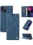 iPhone 13 Premium Pu Deri Basit Cüzdan Kılıf Kart Yuvaları Destek Ayağı Manyetik Kapatma Darbeye Dayanıklı Kapak (Yurt Dışından) 1