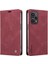 Xiaomi Poco F5 5g Premium Pu Deri Basit Cüzdan Kılıf Kart Yuvaları Destek Ayağı Manyetik Kapatma Darbeye Dayanıklı Kapak (Yurt Dışından) 3
