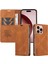 iPhone 16 Pro Premium Pu Deri Basit Cüzdan Kılıf Kart Yuvaları Destek Ayağı Manyetik Kapatma Darbeye Dayanıklı Kapak (Yurt Dışından) 3