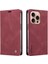 iPhone 16 Pro Premium Pu Deri Basit Cüzdan Kılıf Kart Yuvaları Destek Ayağı Manyetik Kapatma Darbeye Dayanıklı Kapak (Yurt Dışından) 3